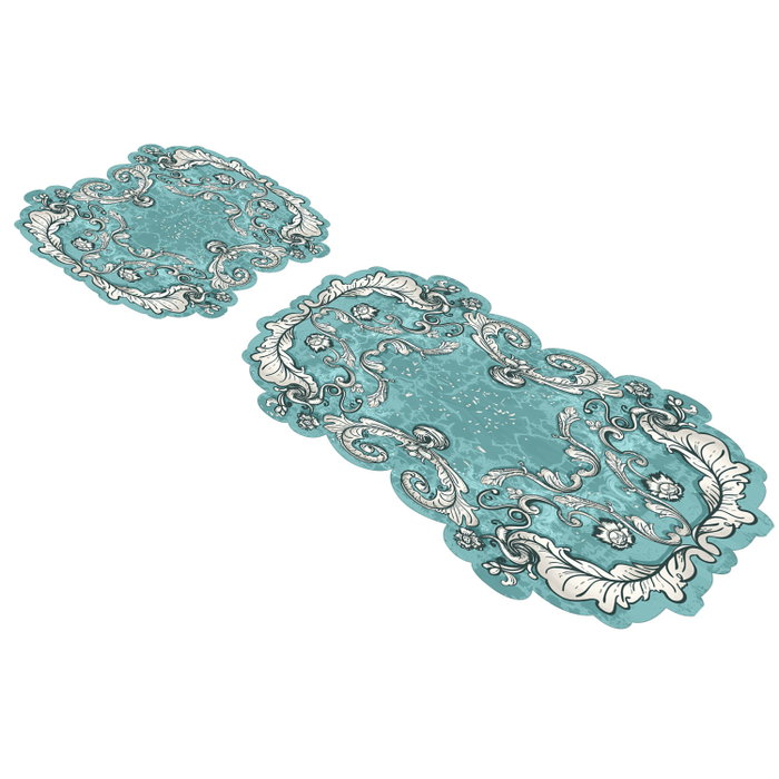 Mijölnir Juego de alfombrillas de baño Turquesa Mijölnir Juego de alfombrillas de baño Turquesa